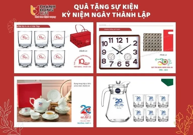 Sản phẩm qua tang su kien ky niem ngay thanh lap21223 — Quà Tặng Doanh Nghiệp, Quà Tặng Đại Hội - Công Ty TNHH Thương Mại Và Dịch Vụ Quà
Tặng Thành Đông — MST 0800987498