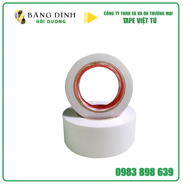 Sản phẩm BANG DINH 2 MAT (2) — Vật Liệu Đóng Gói Việt Tú - Công Ty TNHH Sản Xuất Và Dịch Vụ Thương Mại Tape
Việt Tú — MST 0801002094