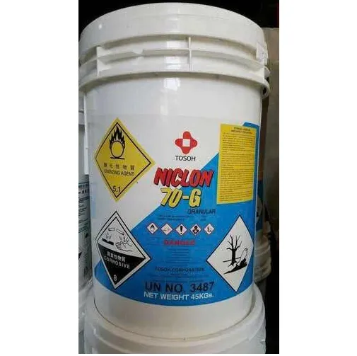 Sản phẩm Clorin hàm lượng 70 Niclon — Hóa Chất Hải Dương - Công Ty CP Dầu Khí Hải Dương — MST 0801036953