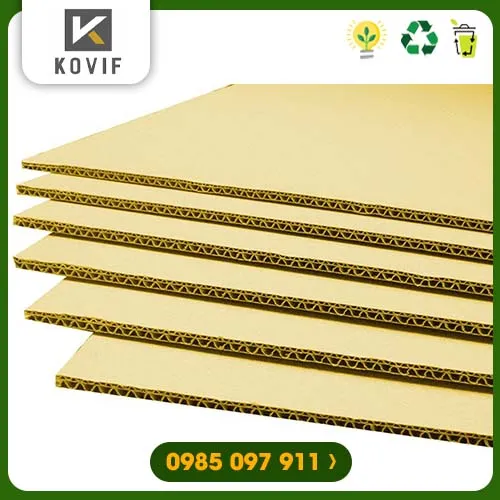 Sản phẩm tam carton 5 lop — Thanh Nẹp Góc, Giấy Tổ Ong Honeycomb Paper Kovif - Chi Nhánh Công Ty TNHH Kovif — MST 0801148350