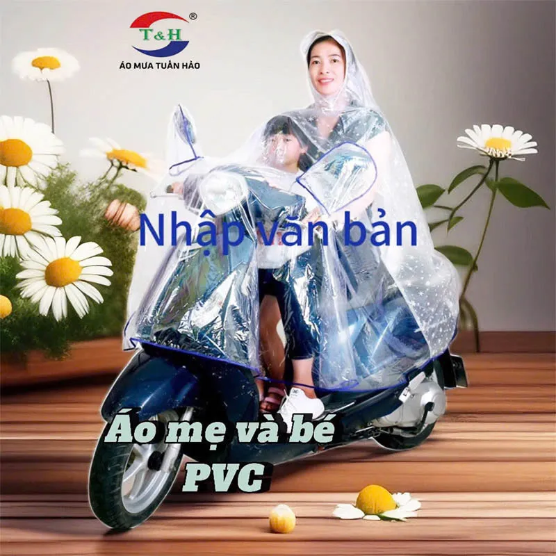Sản phẩm ao me va be pvc — áo Mưa Tuấn Hảo - Công Ty TNHH áo Mưa Tuấn Hảo — MST 0801211838