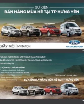 Sản phẩm su kien ban hang mua he tai tp hung yen 270x334 — Công Ty TNHH Đầu Tư Và Dịch Vụ Ô Tô Hải Dương — MST 0801224562