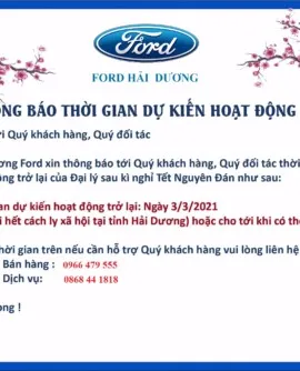 Sản phẩm ford hai duong thong bao 270x334 — Công Ty TNHH Đầu Tư Và Dịch Vụ Ô Tô Hải Dương — MST 0801224562