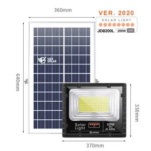 Sản phẩm den nang luong mat troi jd8200L 200w 1 300x300 — Công Ty TNHH Sản Xuất và Thương Mại Việt Solar — MST 0801287139