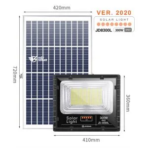 Sản phẩm den nang luong mat troi jd8300L 300w 1 300x300 — Công Ty TNHH Sản Xuất và Thương Mại Việt Solar — MST 0801287139