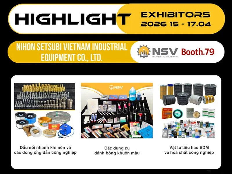 Sản phẩm 2103trien lam exhibitors — Công Ty TNHH Thiết Bị Công Nghiệp Nihon Setsubi Việt Nam — MST 0801293206
