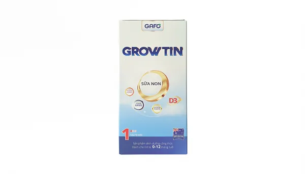 Sản phẩm growtin 1 san pham dinh duong cong thuc danh cho tre 0 12 thang tuoi tui giay 14g tui 10 tui 600x343 — Công Ty Cổ Phần Công Nghệ Dinh Dưỡng Hoha — MST 0801355766