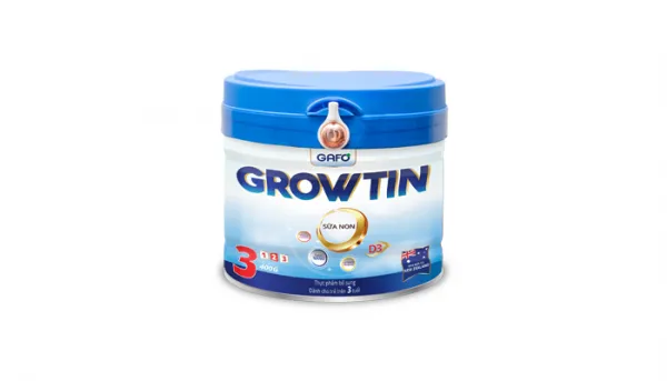 Sản phẩm growtin 3 thuc pham bo sung danh cho tre tren 3 tuoi lon 400g 600x343 — Công Ty Cổ Phần Công Nghệ Dinh Dưỡng Hoha — MST 0801355766