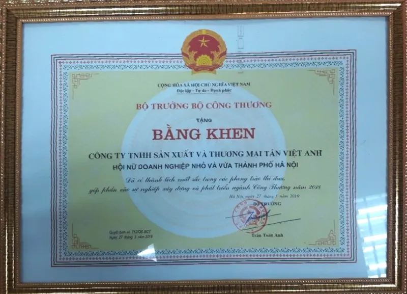 Sản phẩm 2019 rotated — Công Ty TNHH Sản Xuất Và Thương Mại Tân Việt Anh — MST 0900189157