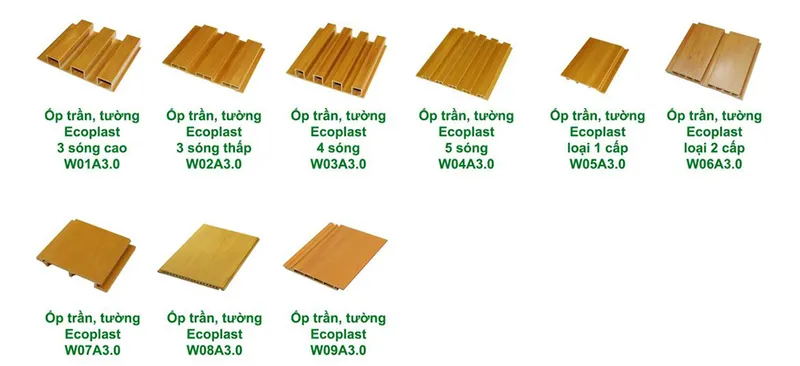 Sản phẩm go nhua sinh thai ecoplast — Công Ty TNHH Công Nghiệp Quang Nam — MST 0900239351