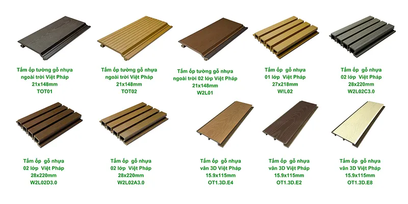 Sản phẩm tam op tuong go nhua ngoai troi nhua viet phap — Công Ty TNHH Công Nghiệp Quang Nam — MST 0900239351