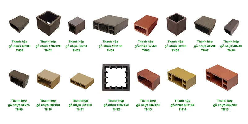 Sản phẩm thanh hop go nhua ngoai troi — Công Ty TNHH Công Nghiệp Quang Nam — MST 0900239351