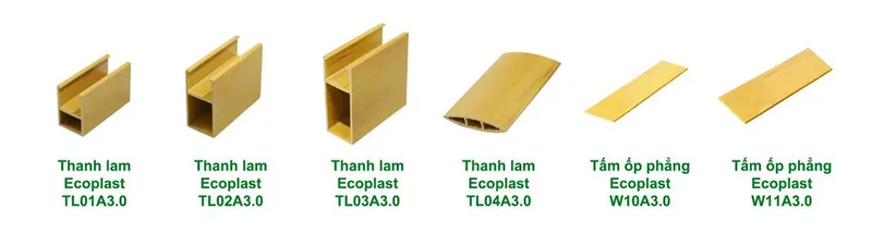Sản phẩm thanh lam go nhua sinh thai — Công Ty TNHH Công Nghiệp Quang Nam — MST 0900239351