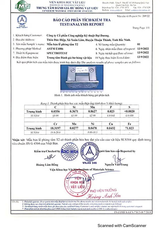 Sản phẩm 0004 — Công Ty CP Kỹ Thuật Công Nghiệp Đại Dương — MST 0900783201