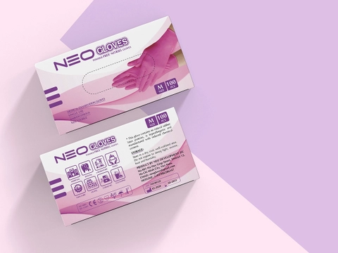 Sản phẩm neo single used gloves packaging design bzc market viet nam 01 — Công Ty Cổ Phần Bao Bì Việt Anh JSC — MST 0900986970