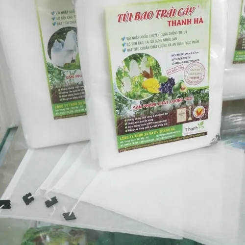 Sản phẩm boc trai cay thanh ha 20x27cm chat lieu vai khong det su dung day rut 16639 — Công Ty TNHH Sản Xuất Và Dịch Vụ Thanh Hà — MST 0901063005