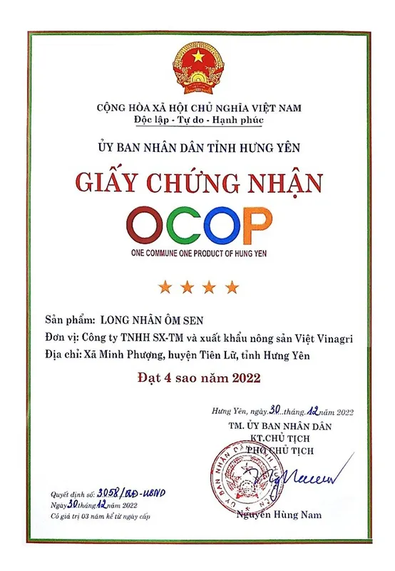 Sản phẩm z4030125142261_6b48717f156b5e6bfde9d80f041fa632 — Long Nhãn Hương Việt - Công Ty TNHH Vinagri Việt Nam — MST 0901104646