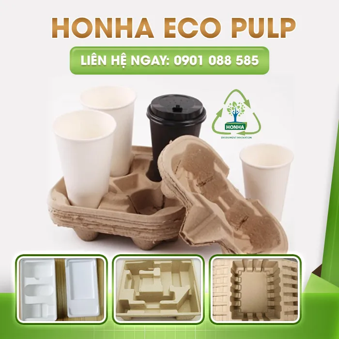 Sản phẩm intro — Khay Giấy Honha Eco Pulp Việt Nam - Công Ty TNHH Công Nghệ Đóng Gói Honha Eco
Pulp Việt Nam — MST 0901126350
