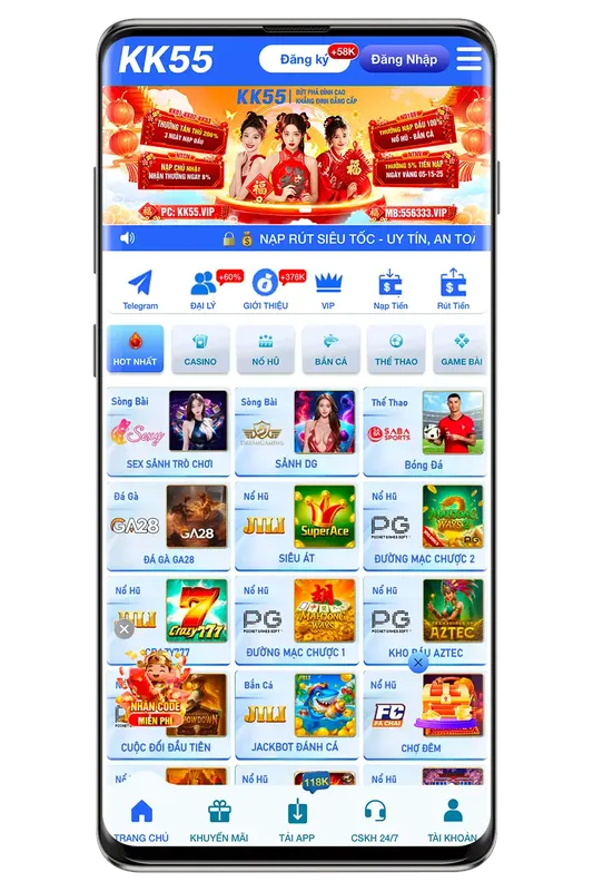 Sản phẩm 01 skrin of site0casino kk55 — Công Ty Cổ Phần Đầu Tư Và Thương Mại 5Plus — MST 0901129922