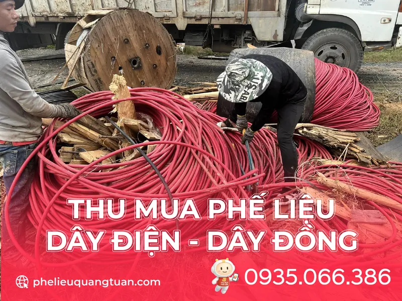 Sản phẩm Thu mua phe lieu day dien day dong — Công Ty TNHH Thu Mua Phế Liệu Quang Tuấn — MST 0989166184