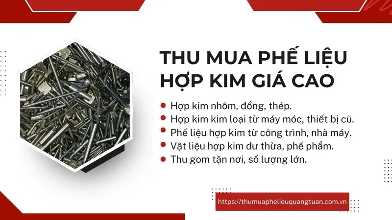 Sản phẩm thu mua phe lieu hop kim gia cao thu mua phe lieu quang tuan jpg — Công Ty TNHH Thu Mua Phế Liệu Quang Tuấn — MST 0989166184