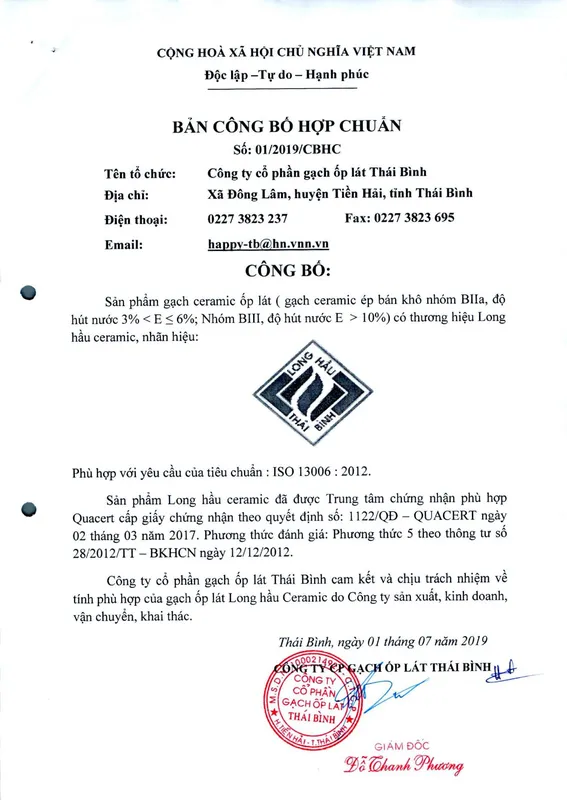 Sản phẩm Cong bo hop chuan_0001 1568x2213 — Gạch Men Long Hầu - Công Ty CP Gạch ốp Lát Thái Bình — MST 1000214927