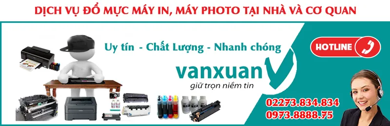 Sản phẩm do muc may in tai thai binh — Công Ty TNHH Thương Mại Dịch Vụ Công Nghệ Vạn Xuân — MST 1001095895