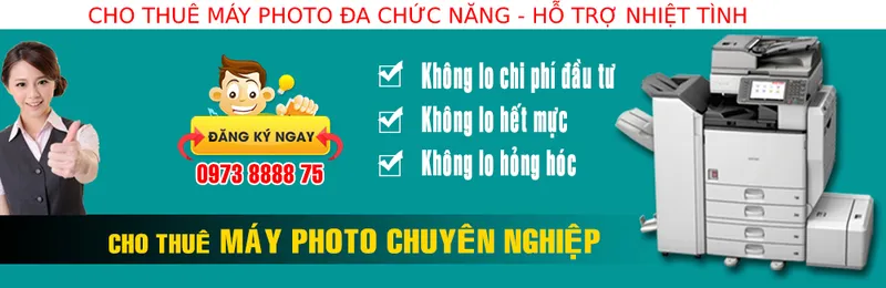 Sản phẩm cho thue may photo tai thai binh — Công Ty TNHH Thương Mại Dịch Vụ Công Nghệ Vạn Xuân — MST 1001095895