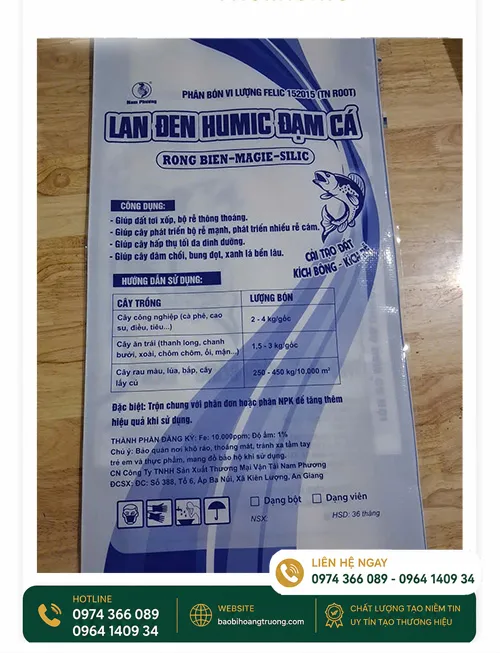 Sản phẩm bao ghep anh OPP (2) — Bao Bì Hoàng Trường - Công Ty TNHH Sản Xuất Thương Mại Quốc Tế Hoàng Trường
Packaging — MST 1001273594