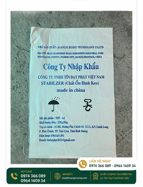 Sản phẩm bao trang (14) — Bao Bì Hoàng Trường - Công Ty TNHH Sản Xuất Thương Mại Quốc Tế Hoàng Trường
Packaging — MST 1001273594