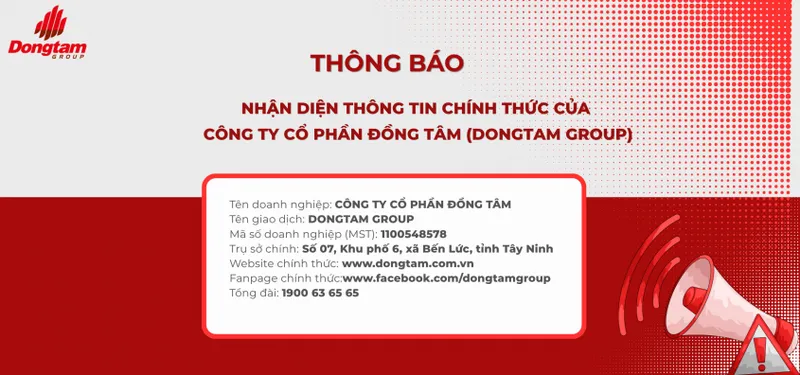 Sản phẩm THONG BAO 2 845x396 — Công Ty Cổ Phần Đồng Tâm Dotalia — MST 1100100761