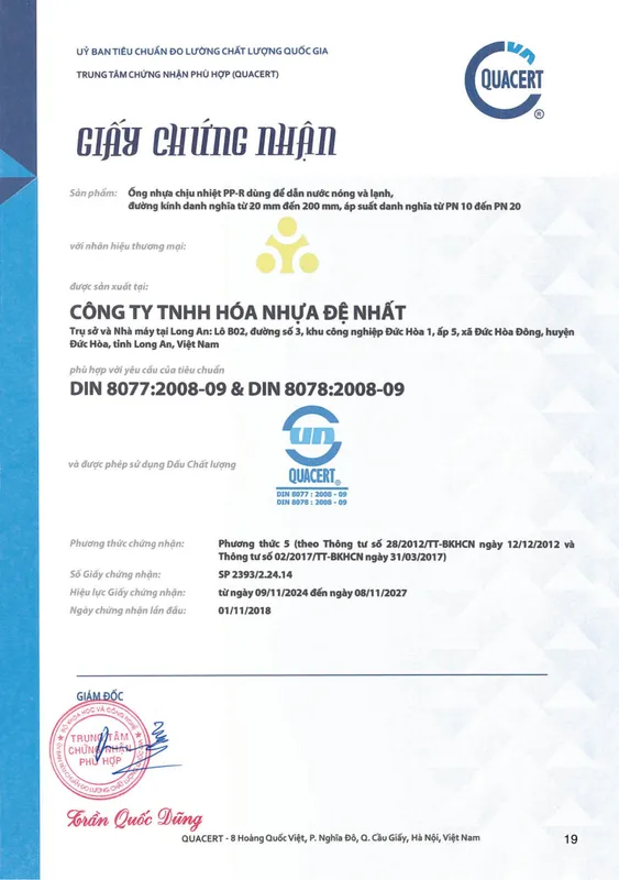Sản phẩm page19 1766740900 — Nhựa Đệ Nhất - Công Ty TNHH Hóa Nhựa Đệ Nhất — MST 1100101324