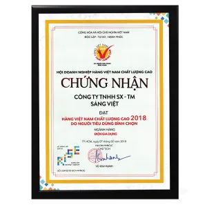 Sản phẩm CHỨNG NHẬN HÀNG VIỆT NAM CHẤT LƯỢNG CAO 2018 02 300x300 — Thiết Bị Chiếu Sáng ELINK - Công Ty CP Sản Xuất Thương Mại Sáng Việt — MST 1100624003