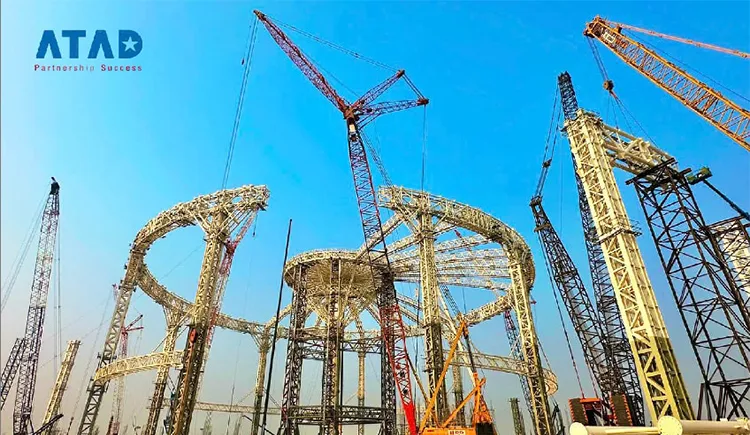 Sản phẩm avata The National Exhibition Fair Center project in Dong Anh District Hanoi 3 Copy min2 — Công Ty Cổ Phần Kết Cấu Thép ATAD — MST 1100641143