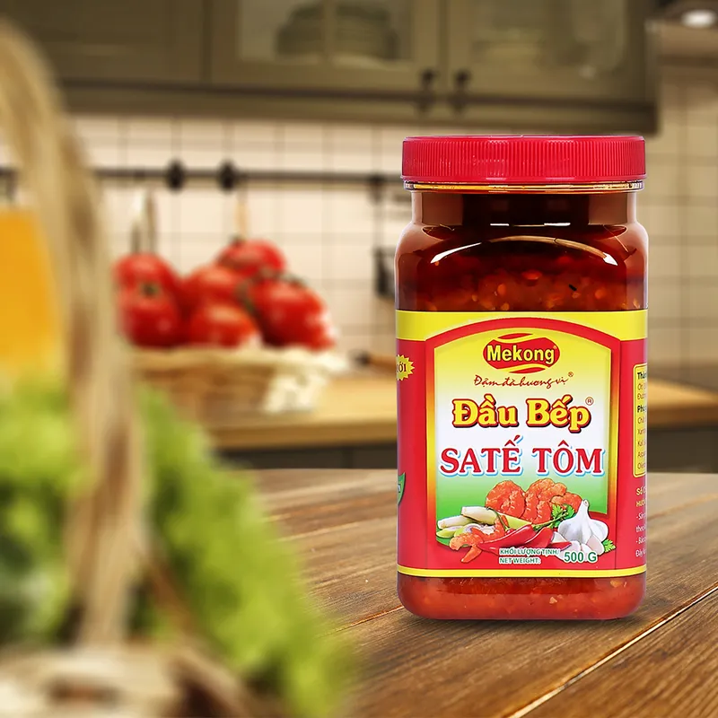 Sản phẩm satedaubep_500g — Công Ty TNHH Chế Biến Nước Chấm Mekong — MST 1100659528