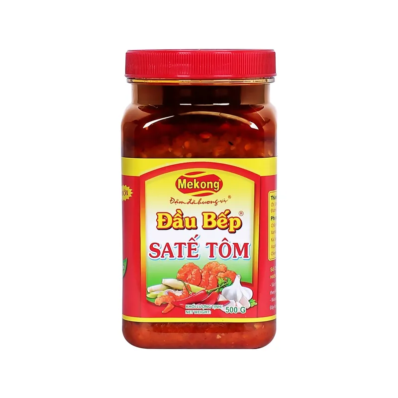 Sản phẩm satedaubep_500g_1 — Công Ty TNHH Chế Biến Nước Chấm Mekong — MST 1100659528