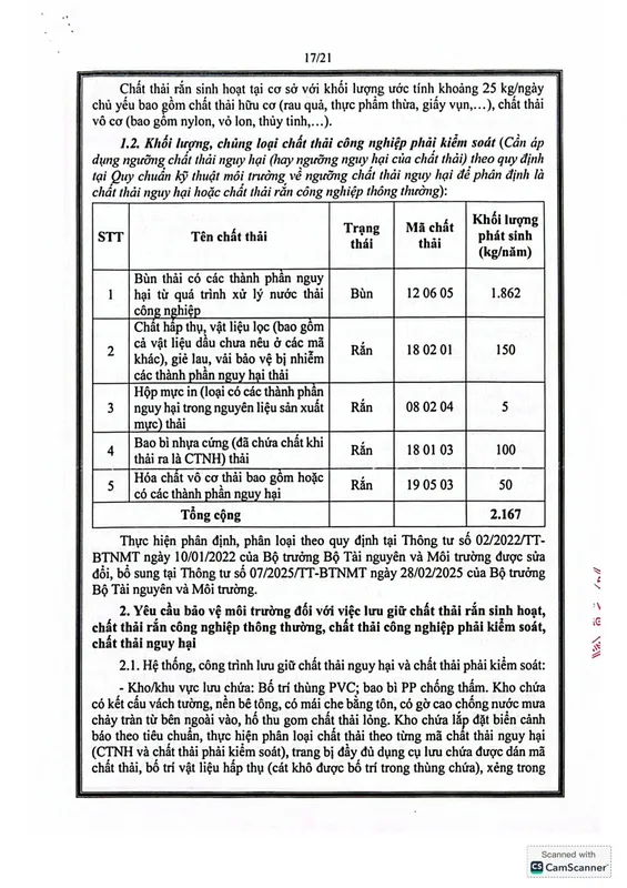 Sản phẩm giay phep moi truong hinh anh 16 4378 — Hóa Chất Đông Hiệp Bàng - Công Ty TNHH Đông Hiệp Bàng — MST 1101761299