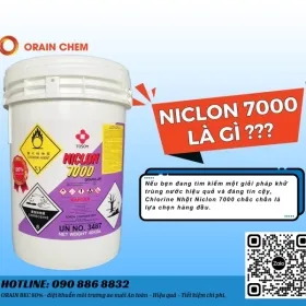 Sản phẩm chlorine niclon 7000 la gi tai sao nen su dung no 0 — Hóa Chất Orain Chem - Công Ty TNHH Orain Chem — MST 1101781866