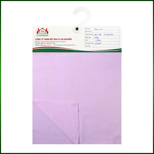 Sản phẩm Vai bo rib 1 — Vải Sợi Lý Gia Nguyễn - Công Ty TNHH Dệt Kim Lý Gia Nguyễn — MST 1101793075