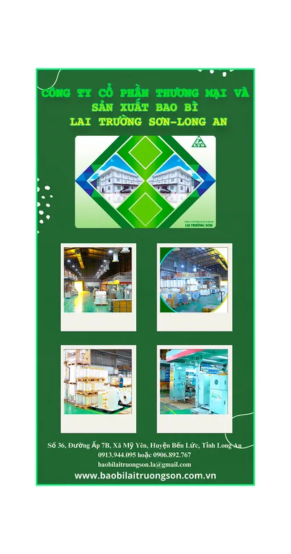 Sản phẩm a — Công Ty Cổ Phần Thương Mại Và Sản Xuất Bao Bì Lai Trường Sơn- Long An — MST 1101904518