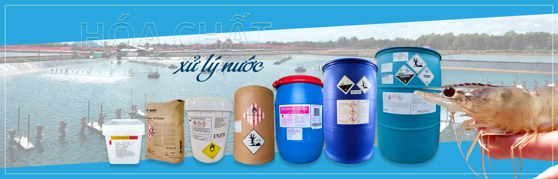 Sản phẩm hoa chat xu ly nuoc — Công Ty TNHH Sản Xuất XNK Ngọc Gia Phát — MST 1101920580