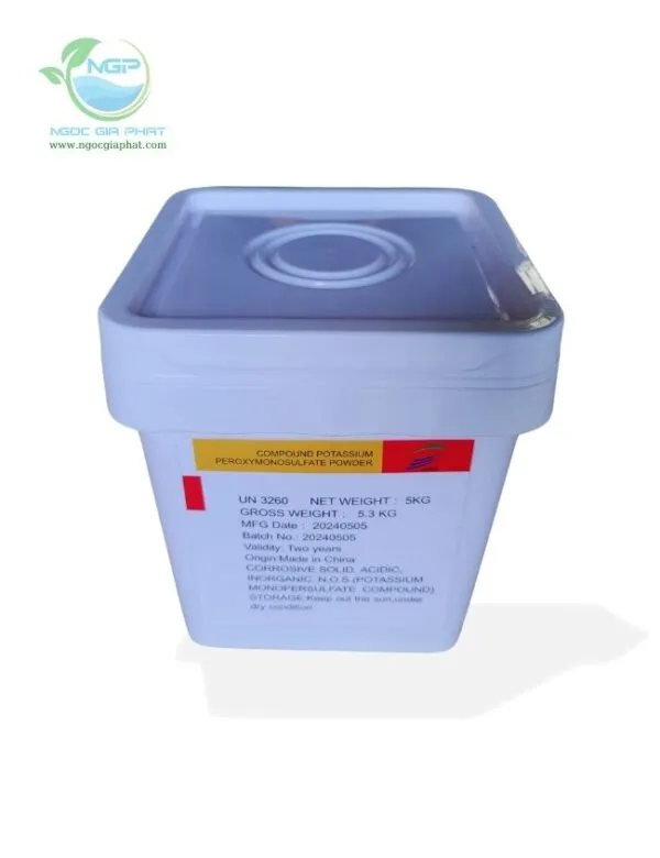 Sản phẩm potassium peroxymonosulfate 50 1 600x780 — Công Ty TNHH Sản Xuất XNK Ngọc Gia Phát — MST 1101920580