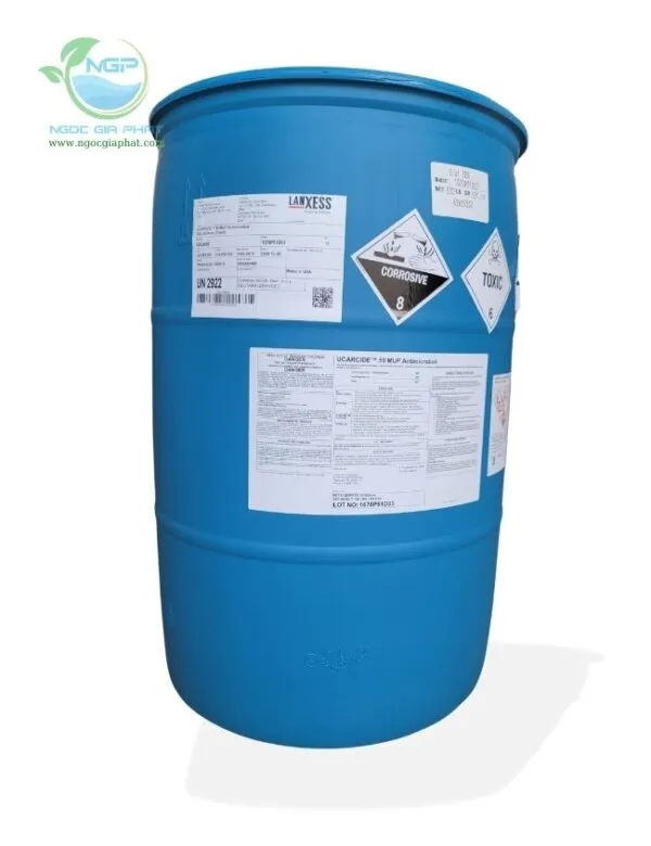 Sản phẩm ucarcide glutaraldehyde 50 1 600x780 — Công Ty TNHH Sản Xuất XNK Ngọc Gia Phát — MST 1101920580