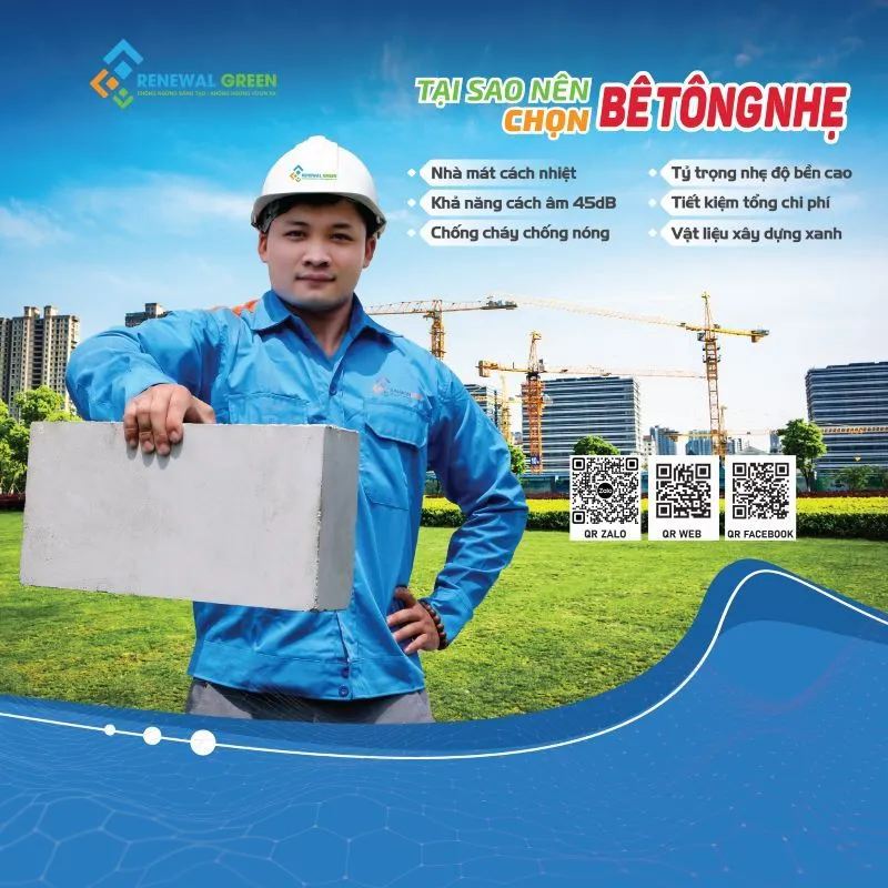 Sản phẩm xay nha lap ghep be tong sieu nhe — Công Ty TNHH Vật Liệu Tái Tạo Năng Lượng Xanh — MST 1101951243