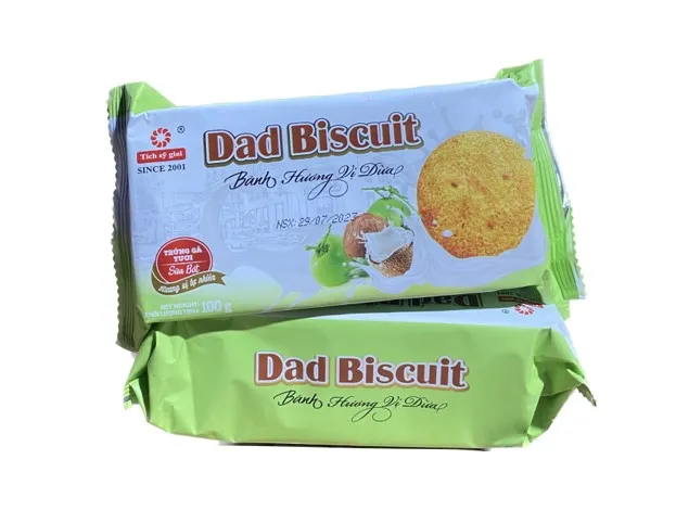Sản phẩm banh dad vi dua 100g 1 — Công Ty TNHH Bánh Kẹo Thực Phẩm TSG — MST 1101959323