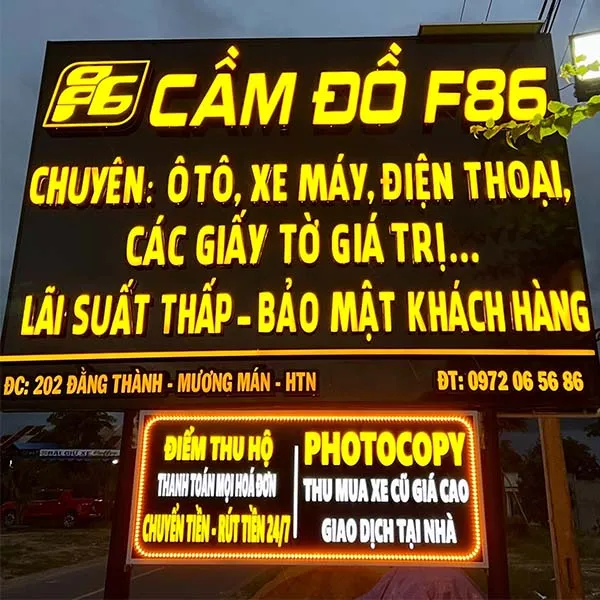 Sản phẩm bang hieu cam do 8 600x600 — Quảng Cáo Đại Lợi - Công Ty TNHH Quảng Cáo & Nội Thất Đại Lợi — MST 1101993028