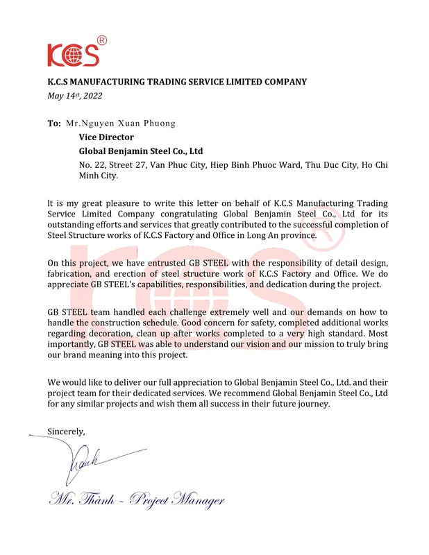Sản phẩm kcsgbsteelammended243492phuong 9701 — Nhà Thép Tiền Chế GB Steel - Công Ty TNHH Thép Thông Minh Toàn Cầu — MST 1101998770
