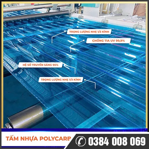 Sản phẩm tam nhua polycarbonate dang song (2) — Panel Cách Nhiệt Tài Lộc - Công Ty TNHH MTV Tôn Thép Tài Lộc — MST 1102031263