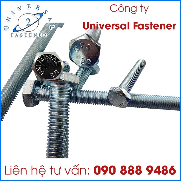 Sản phẩm bu long dau luc giac3 — Bulong Universal Fastener - Công Ty TNHH Universal Fastener — MST 1102105571