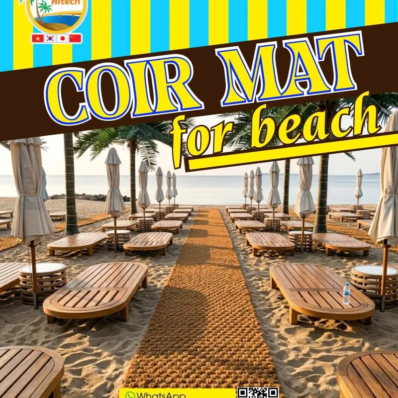 Sản phẩm COIR MAT FOR BEACH 800x800 — Xơ Dừa Coco Hitech - Công Ty TNHH Xuất Khẩu Nhập Khẩu Coco Hitech — MST 1301087969